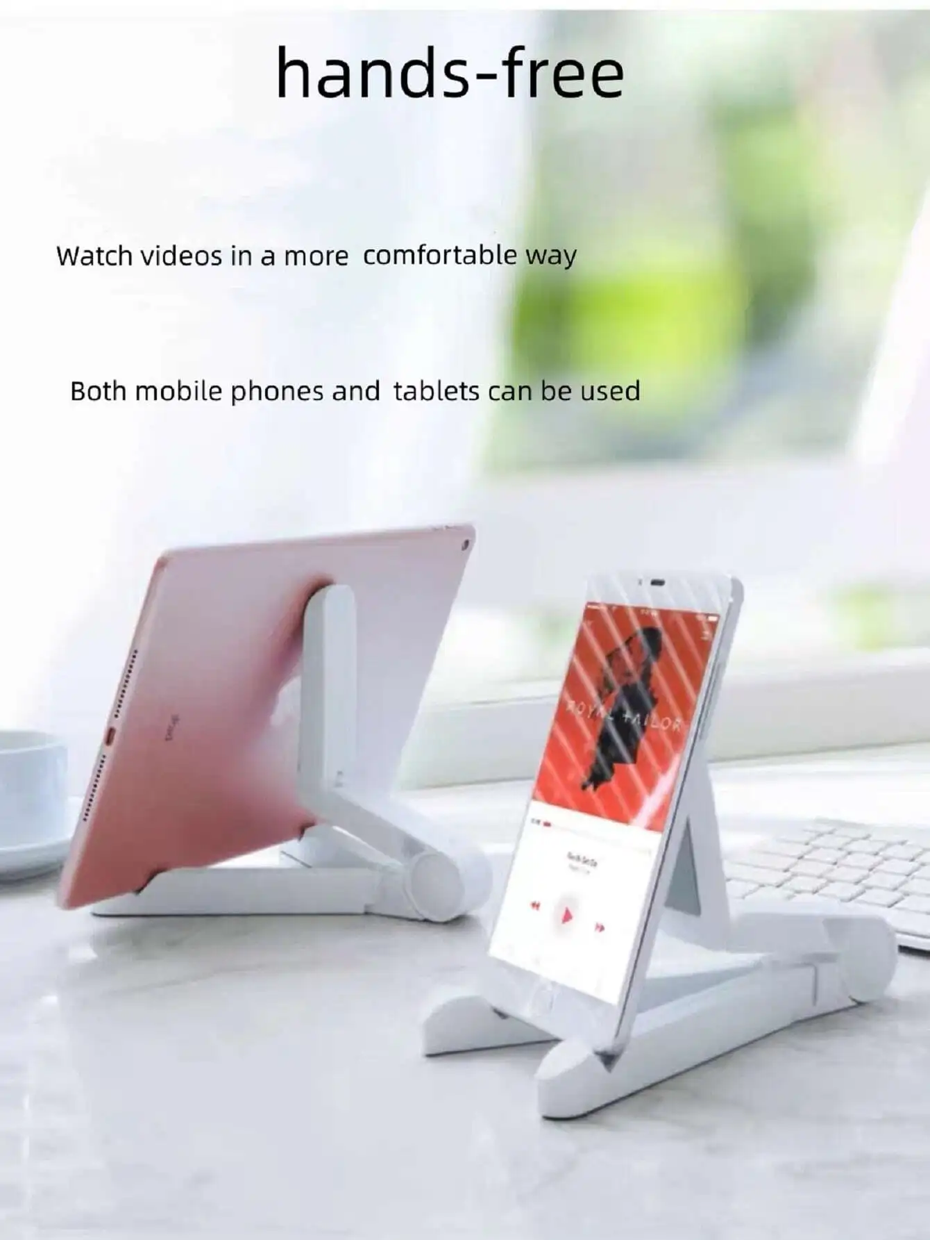 Foldable Portable Stand Tablets Smartphones Holder Stand