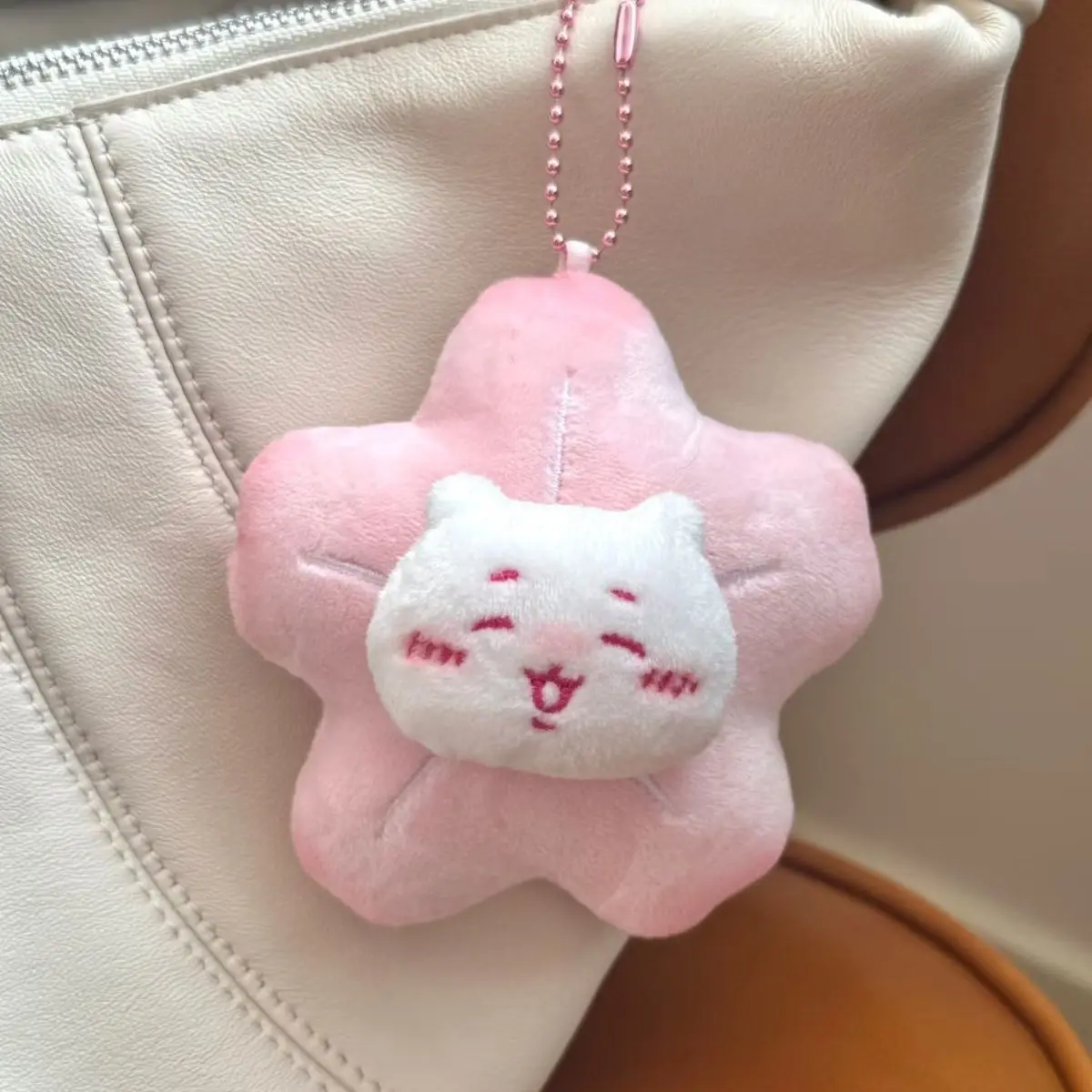 

MINISO Cartoon Cherry Blossoms Chiikawa Pendant Ins Style Girl's Heart Keychain Bag Hanging Decorations My Best Friend Souvenirs