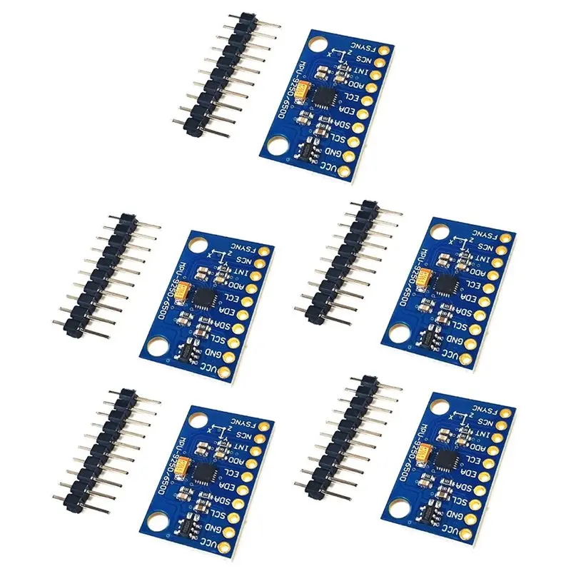 

B24B GY-MPU6500/GY-MPU9250 9-Axis 9 DOF 16 Bit Gyroscope Accelerometer Magnetometer Sensor Acceleration Module IIC/SPI Interface