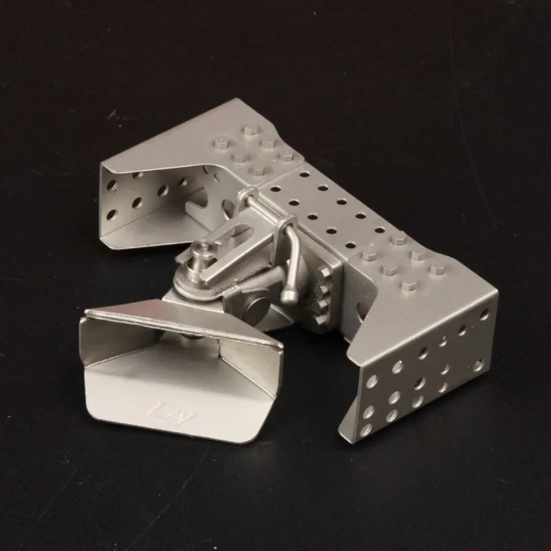 Simulation Metal Drag Hook Tail Beam for 1:14th Scale Tamiya RC Truck for SCANIA 770S R620 for VOLVO Arocs for MAN TGX Car
