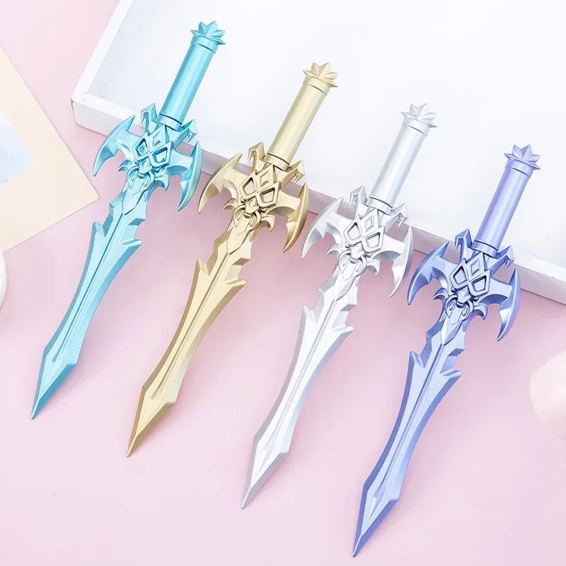 50PCS  Imitation metal bat sword weapon neutral pen student end of June 1st prize gift gift stationery