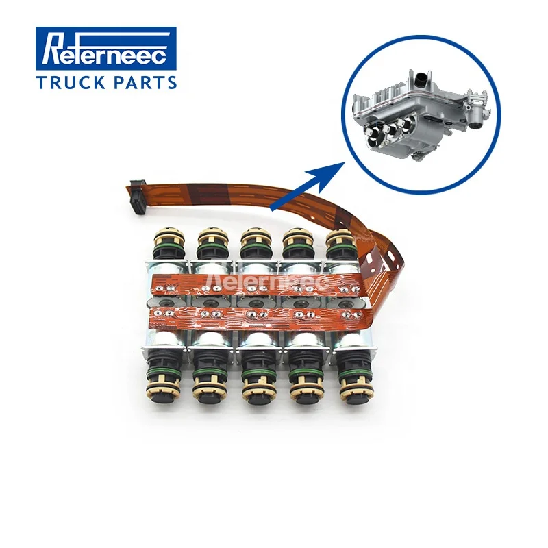 10Coils+Nozzle Gearbox Actuator Part Screws Solenoid Valve Electrical Cable And Wire For WABCO 4213550110 Truck