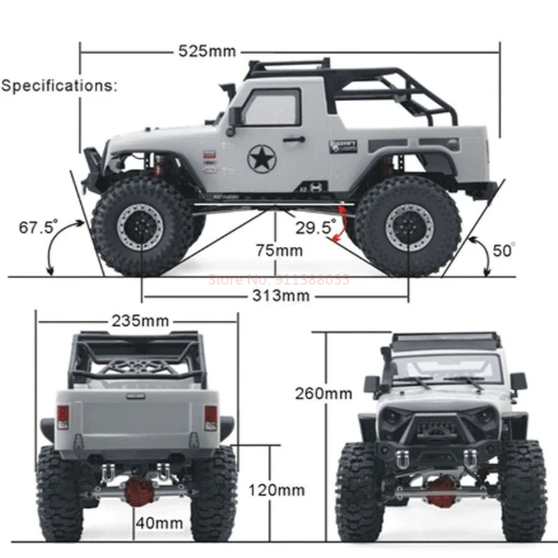 Nowy RGT Ruitai 1/10 EX86100PRO V2 wersja metalowa napęd na cztery koła RC profesjonalny zdalnie sterowany samochód zabawkowy samochód terenowy