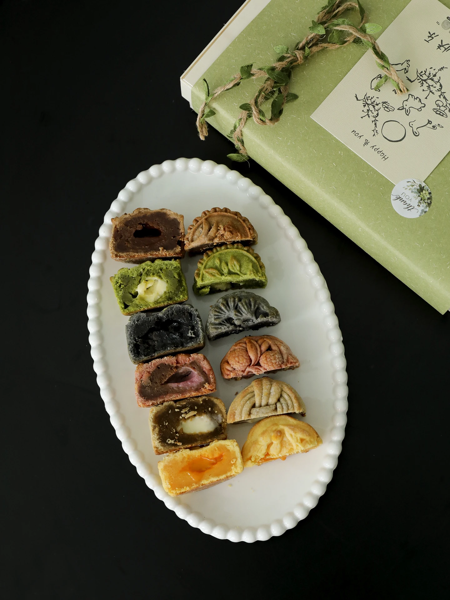 Ele Cerc Dert Plate Oval ape accesorios de fotografía bandeja para servir plato de pastel Retro Sle Dining occidental Diware