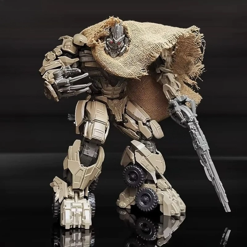 【正規品】トランスフォーマー、メガトロンのケープフィギュア、映画ファン必見の卓上飾り、誕生日プレゼントに最適