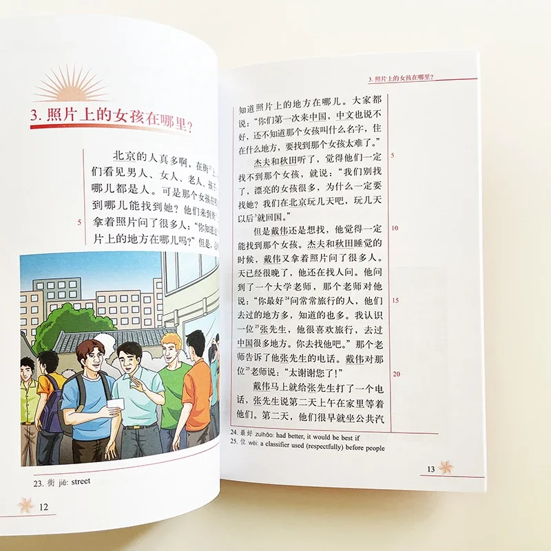 6Pcs/Set Chinese Breeze Graded Reader Series Level 1: 300 Word Collection (2nd Edition) Mandarin Education Reading Story Books