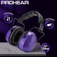 PROHEAR Orejeras de seguridad plegables Reducción de ruido pasiva Protección auditiva Protector auditivo para cortar herramientas eléctricas de construcción