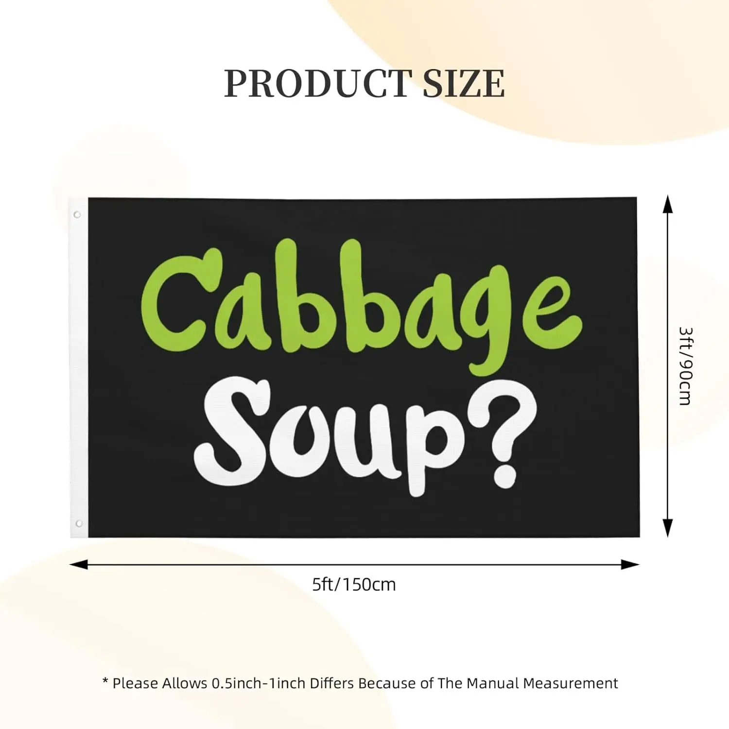 Flagicts 100% Polyester Cabbage Soup Flag