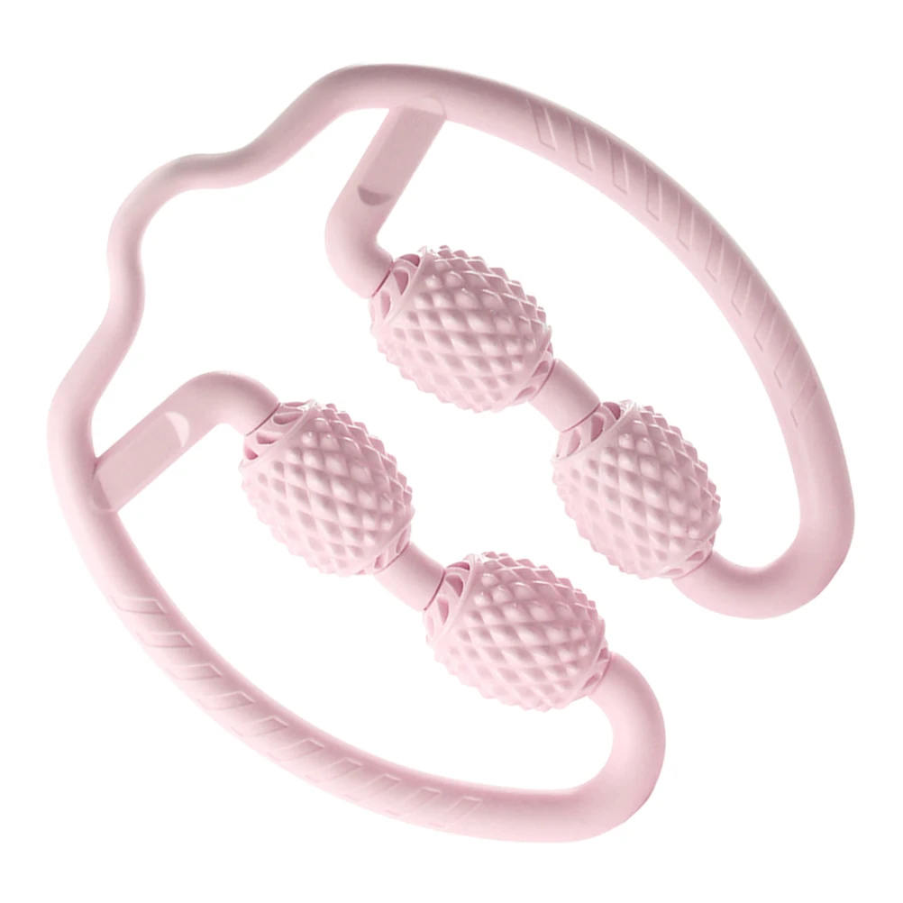 

1 шт. массажер для ног, четырехколесный ролик для мышц, портативный массажер для йоги для расслабления мышц, фитнеса, кровообращения