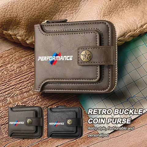 Retro Driving Documents Card Credit Holder License Purse Wallet For BMW X1 X3 X4 X5 X7 G20 G38 F20 F39 F48 E46 E60 E36 E39