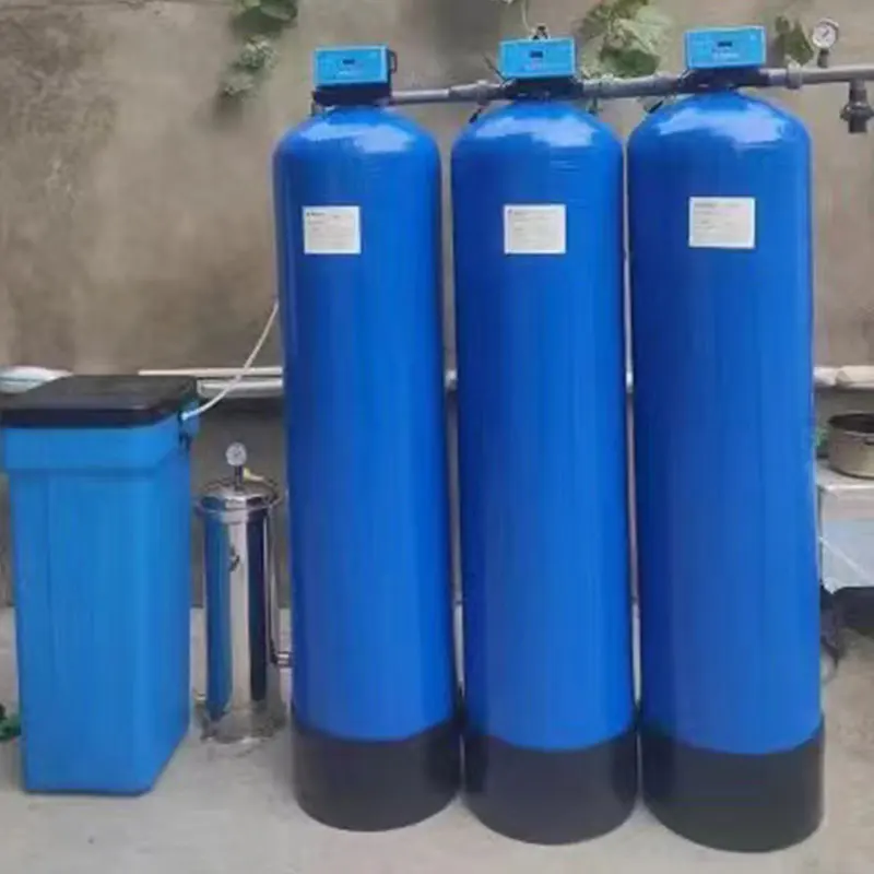 New Lianhua Household Commercial Softening Purification System Pump Motor Fully Automatic Soft Water Treatment 3000L/Hour