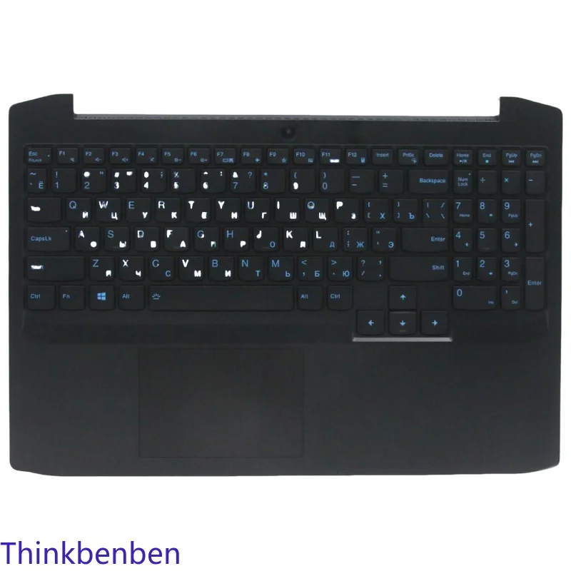 

RU Russian Onyx Black Keyboard Upper Case Palmrest Shell Cover For Lenovo Ideapad Gaming 3 15 15ARH05 5CB0Z33225