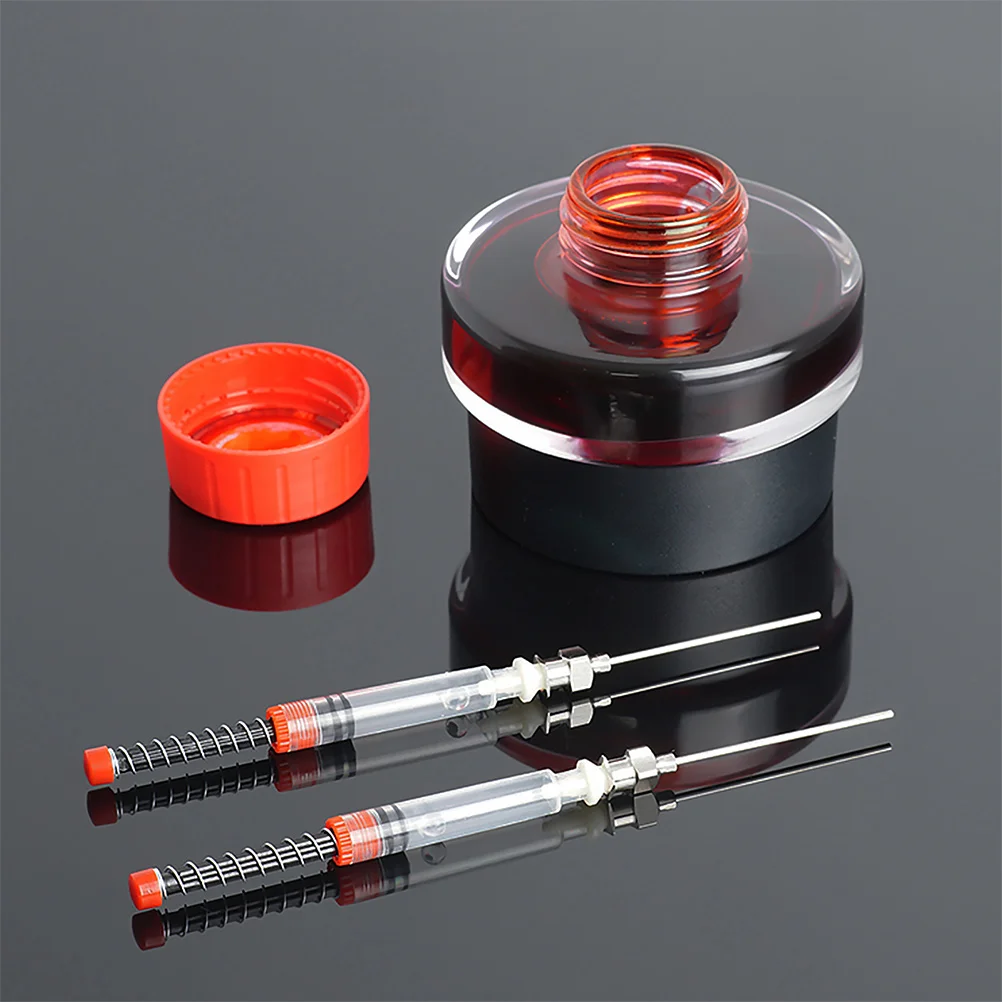 Imagem -03 - Ink Syringe Pen Absorber Fountain Filler Converter Auxiliares Fill Tool Dispositivo de Absorção Assistente Agulha Absorvedores Pcs