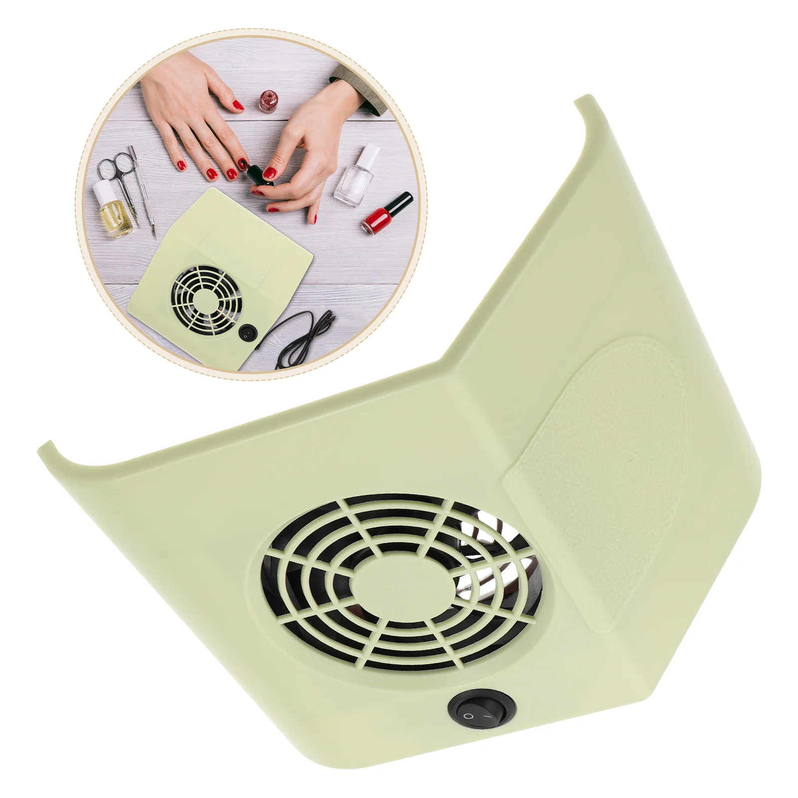 

Электрический пылесборник для ногтей, компактный дизайн, бесшумная работа для профессионального салона, домашнего маникюра, пылесборник для ногтей