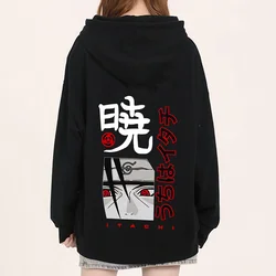 Naruto 2024 New Hooded Naruto Uchiha Itachi Fashion Print Men's and Women's Autumn Fashion Loose Hooded Sweatshirt