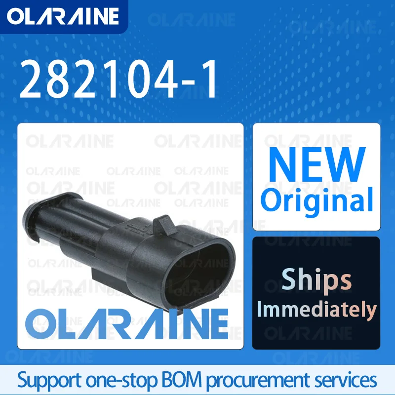 

20/50/100Pcs 282104-1 100% brand new and original IC chip Automotive connectors 2 Position 24 VDC