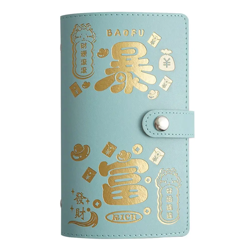 

Get Rich Overnight 100 Envelopes Money Saving Challenge Save Money PU Money Collection Book Large Capacity Waterproof