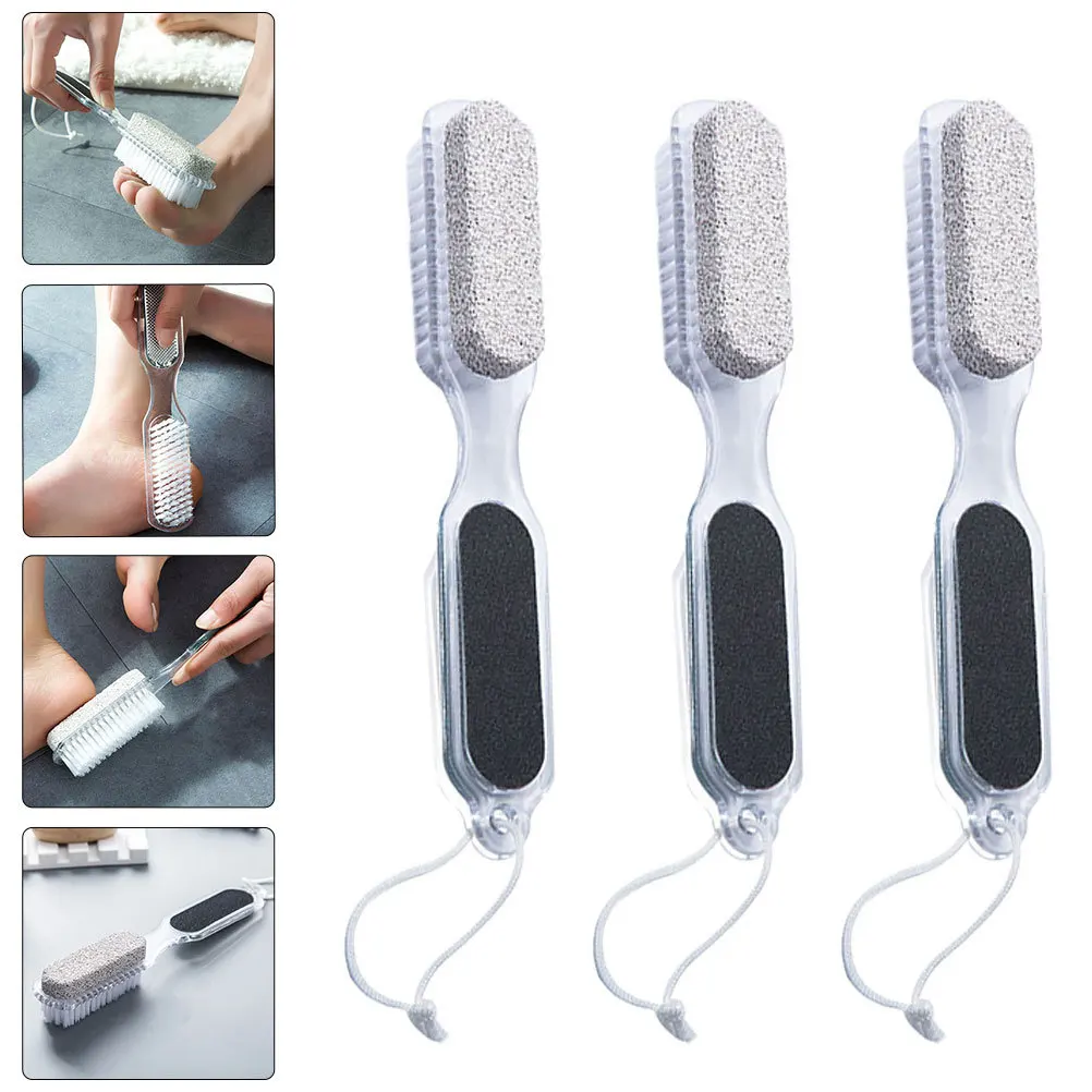 

3 Pcs Foot Grinder Stepping Stone Tools Files for Hard Skin Pumice Calluses Remover Feet