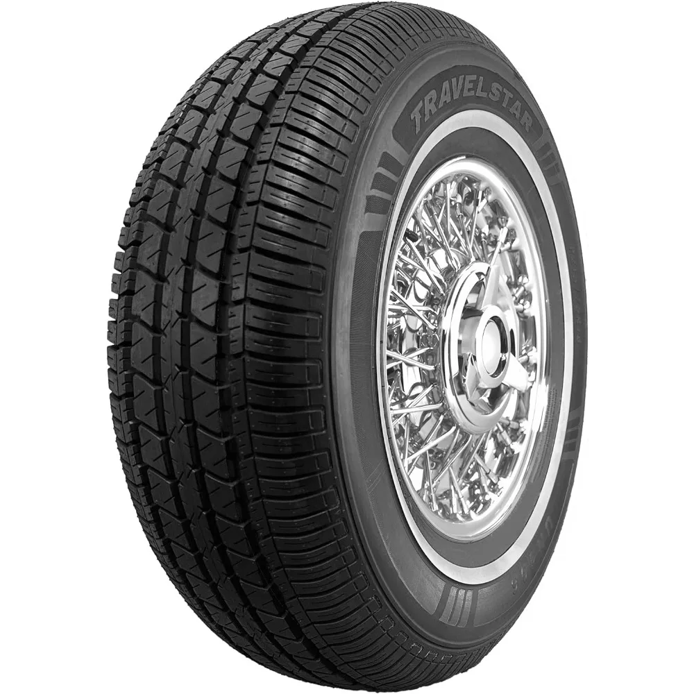 

Travelstar UN106 All Season 18mm White Wall Radial Passenger Car Tire - 205/70R15 96T + Road Hazard Warranty Included 205/70/15