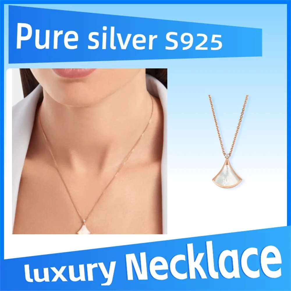 

Pure 925 Sterling Silver DIVAS’ DREAM Series Necklace Luxurious, elegant, versatile, personalized, high-quality gifts