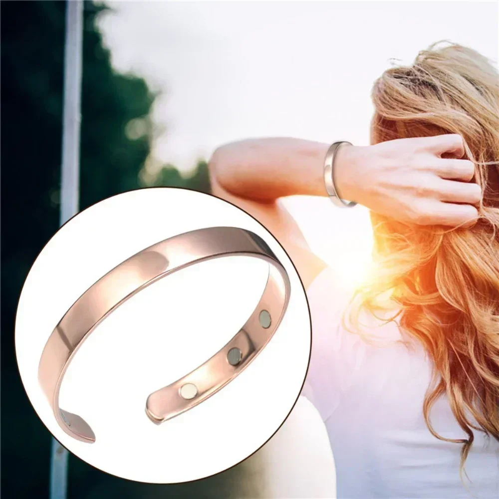 Terapia magnetica Bracciale a forma di C Salute Ioni negativi Energia Anti russamento Acciaio inossidabile Personalizzazione personalizzata Regolabile