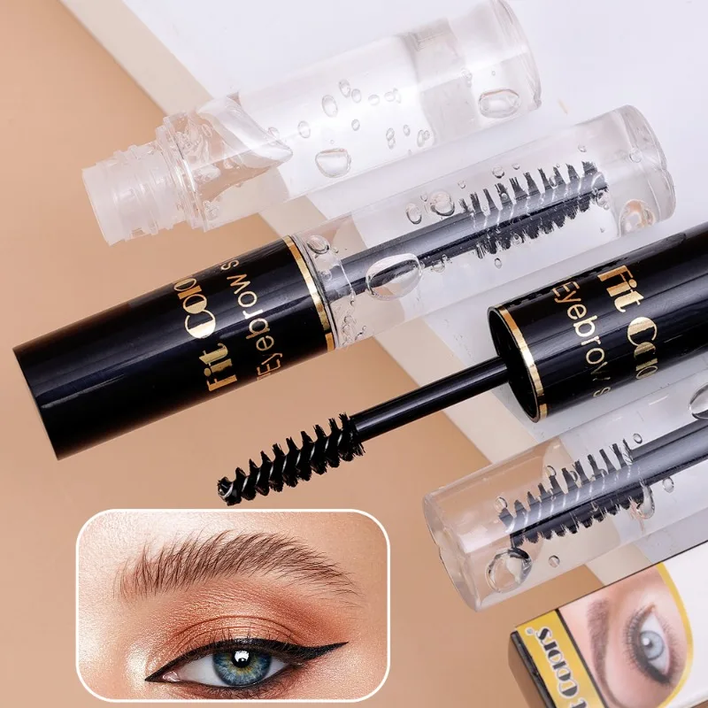 3D Wild Eyebrow Styling Gel Transparent Waterproof Lasting Fluffy Eyebrow Sculpt Wax with Brush Brows Setting Makeup Cosmetics