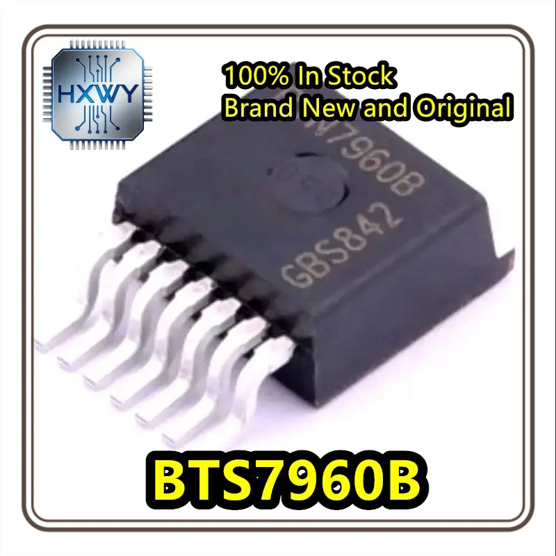 (5/20 pieces) BTS7960B TO-263 Motor Driver Chip, Brand New Original, In Stock, Electronic IC