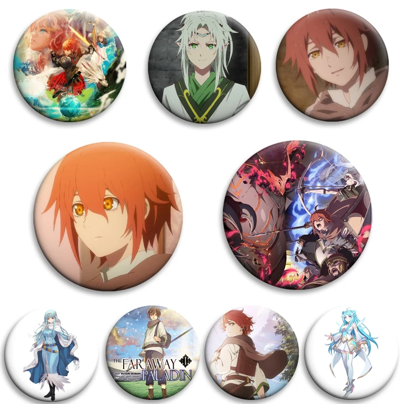 

32/58mm Anime The Faraway Paladin Simple Button Pins Snap-on Design Brooches Daily Fashion Decor Badges Ideal Gifts for Friends
