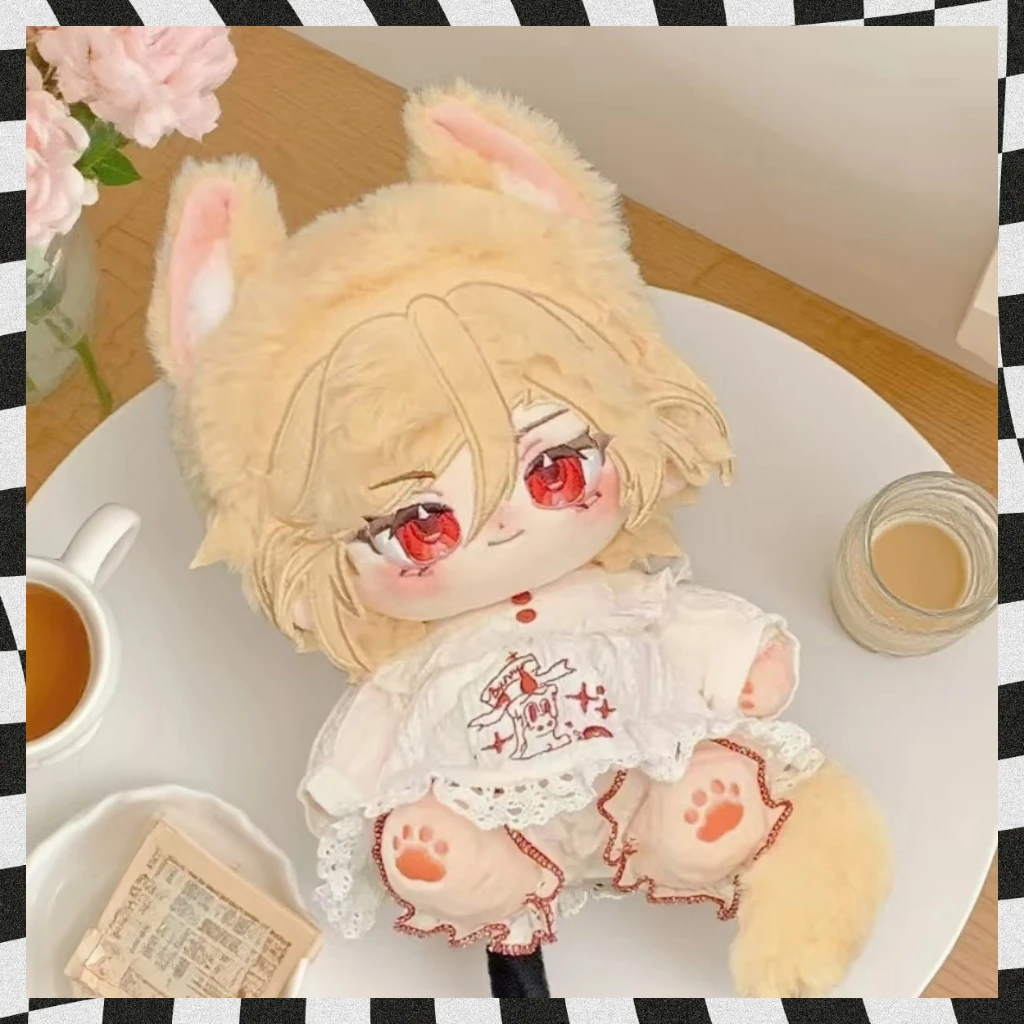 

Genshin Impact Kaveh 20 см плюшевая хлопковая кукла-игрушка аниме фанатское искусство милое платье праздничный подарок для взрослых и детей