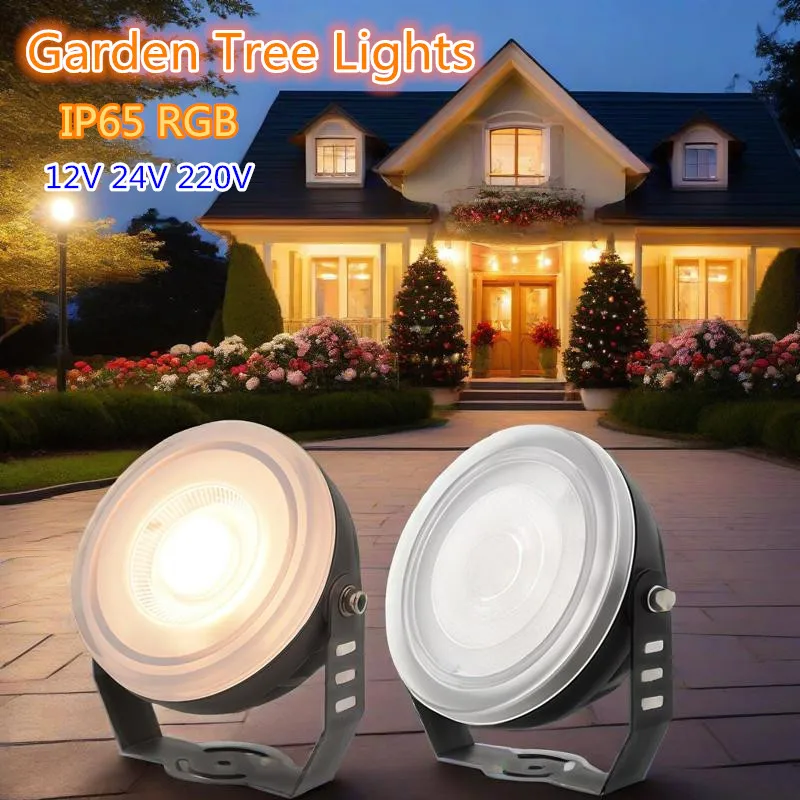 

Landscape Tree Lights Lawn Lamp Garden Decoration Outdoor 6W 9W 12W 15W Uplight Tree 12 Volt RGB IP65 Led Park Yard Street Light