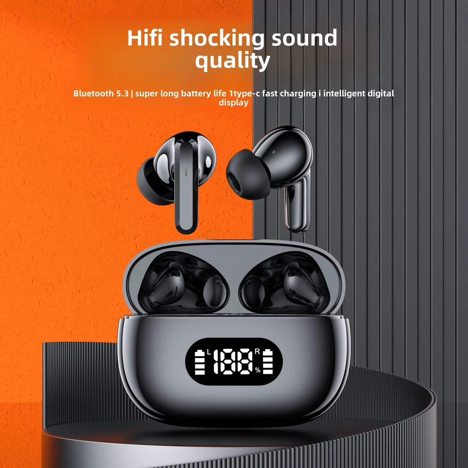 

Cross-border new SK19 private model mini wireless in-ear Bluetooth headphones ultra long endurance noise reduction sleep