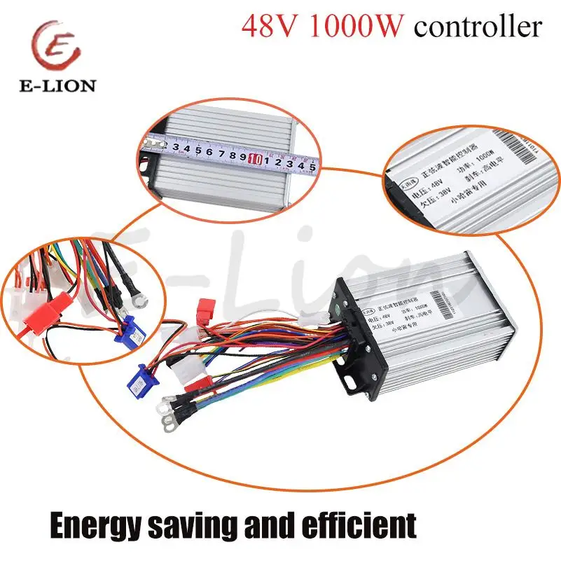 

Ctycoco Trcycle 1000W Unversal Controller Electrc Scooter 48V Intellgent Brushless Motor Controller