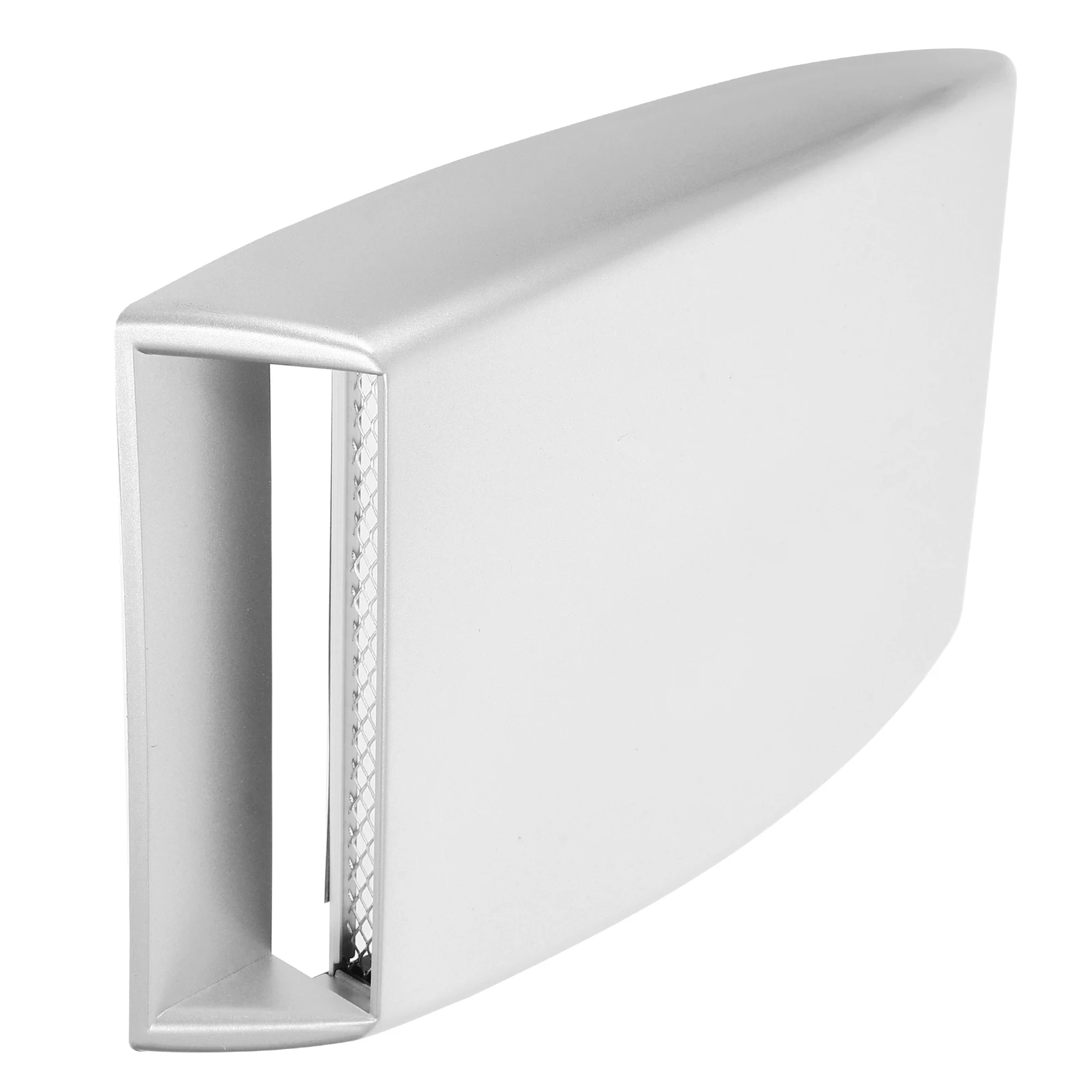 

Universal Fake Scoop Air Decorative Grille Cover For Car Styling Silver Car Hood Vent Sticker Air Flow Vent For Hood