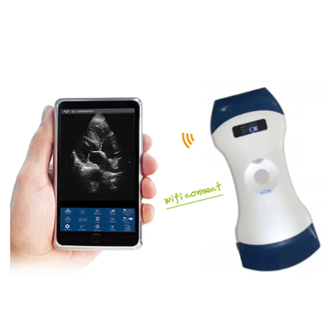 Medco Medial Double Head Color Doppler Portable Wireless Handheld Ultrasound Probe Scanner