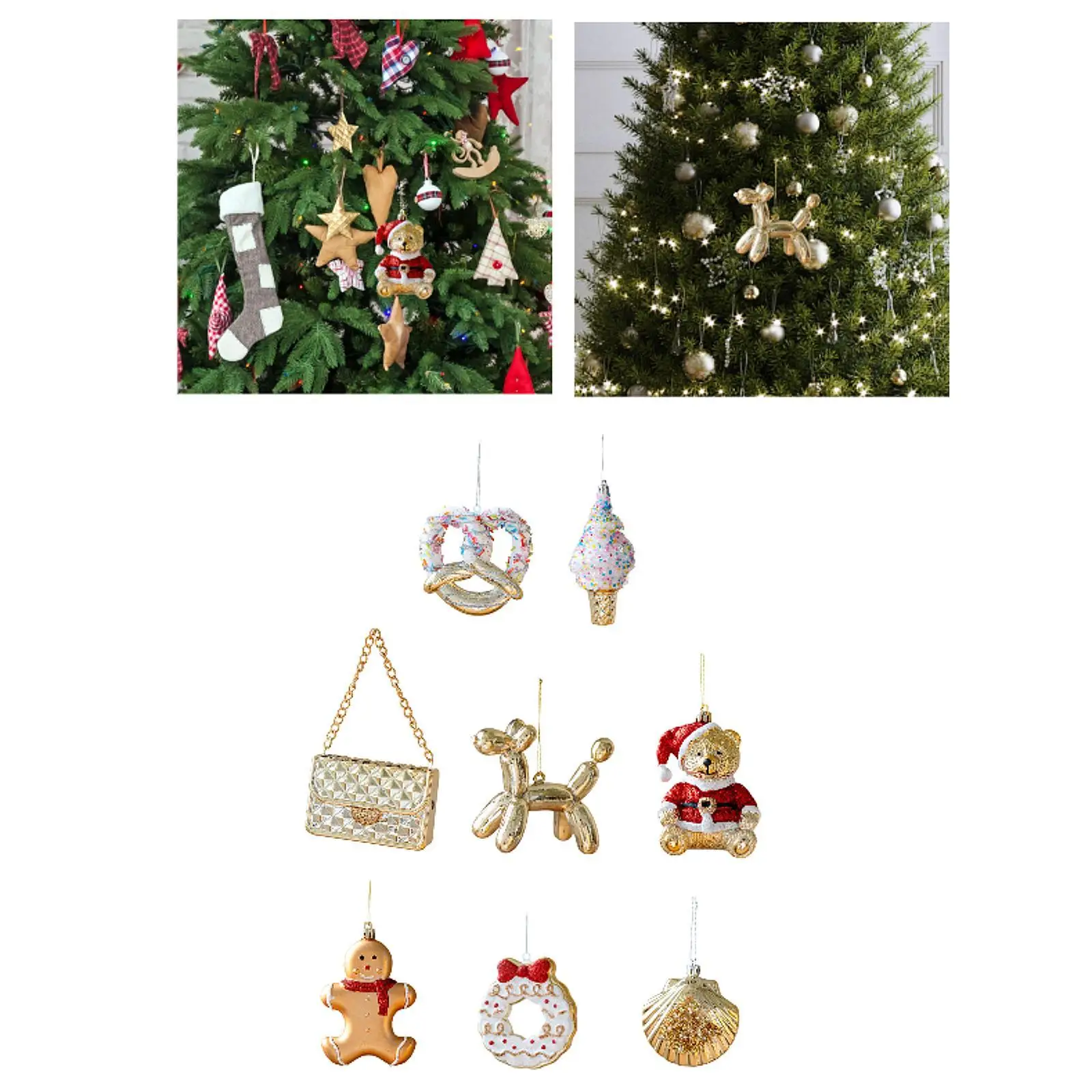 Kerstboom Ornament, Kerstboom Decor, Decoratieve Kerstboom Decoratie,