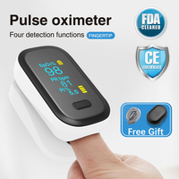 BOXYM Medical Portable Finger Pulse Oximeter blood oxygen Heart Rate Saturation Meter OLED Oximetro de dedo Saturometro Monitor