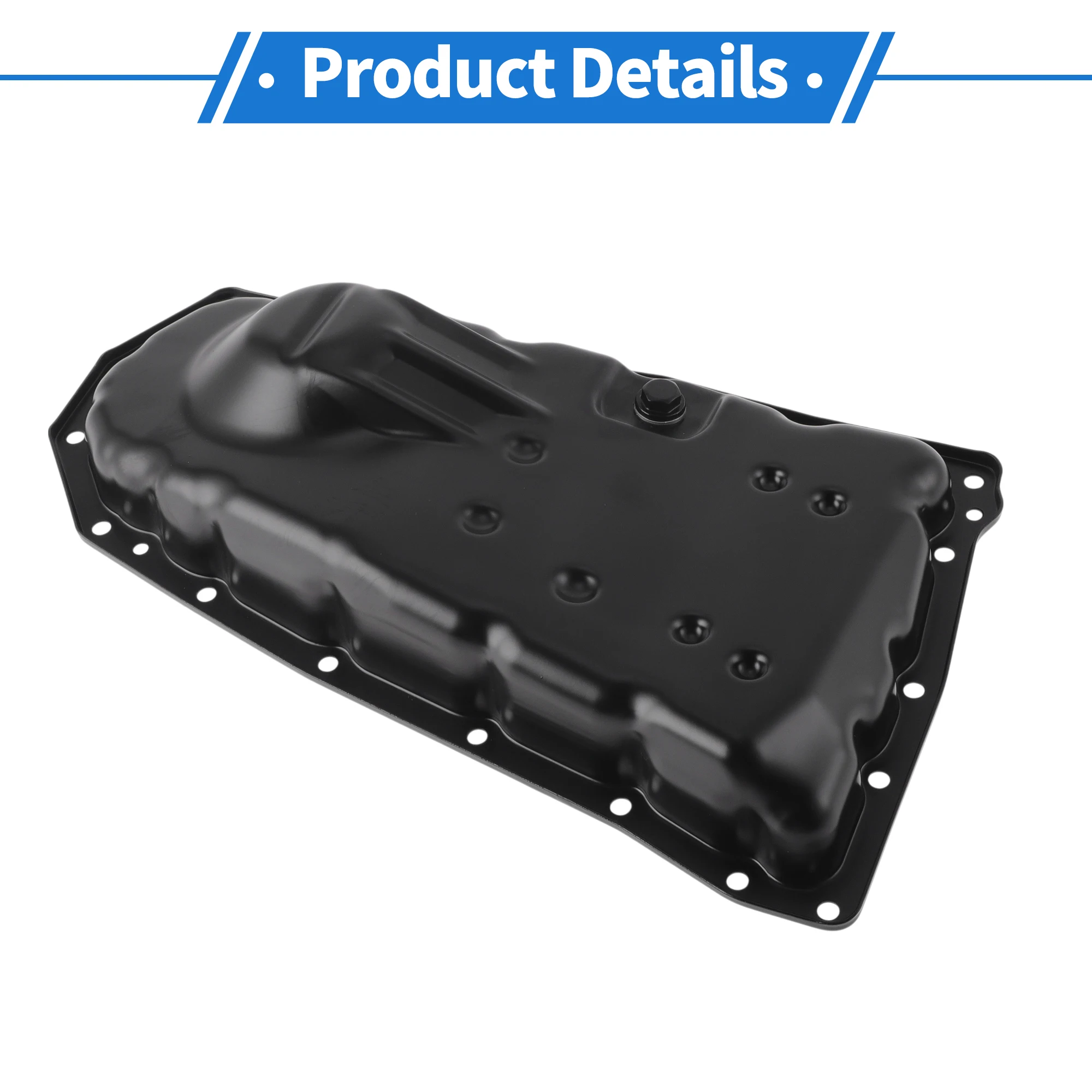 

UXCELL No.3139029X0B Engine Oil Pan Oil Pan Sump Transmission Oil Pan for Nissan Altima 2017-2018 Aluminum Alloy Black