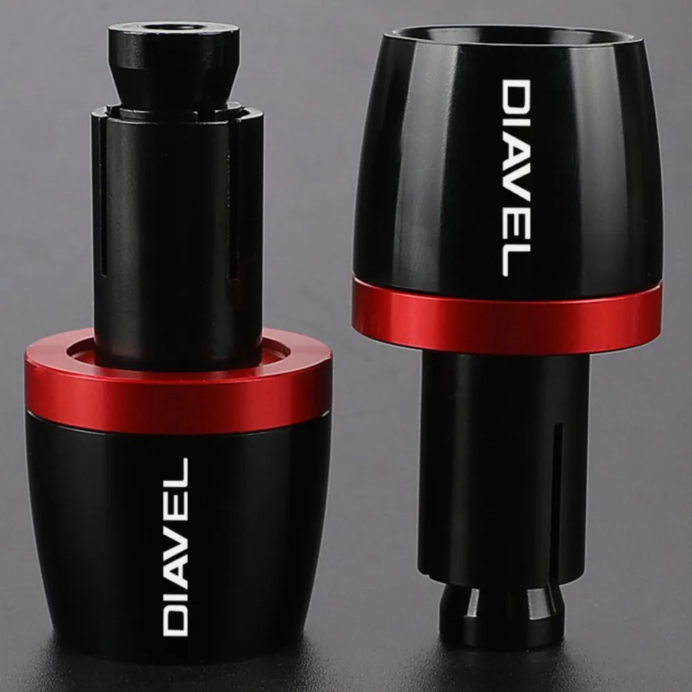 

Anti Vibration Plugs For DUCATI DIAVEL 2011 2012 2013 2014 2015 2016 CNC Handlebar Grips Bar Ends Plug Slide Cap Counterweight