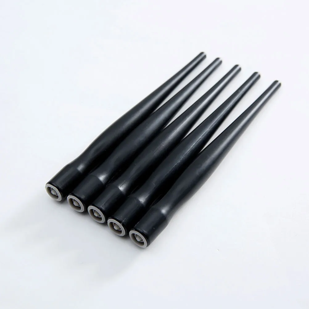 10Pcs Black Plastic Pen Point Holder Compatible with Most Manga Nibs Easy Install Replaceable Drawing Accessory Professional