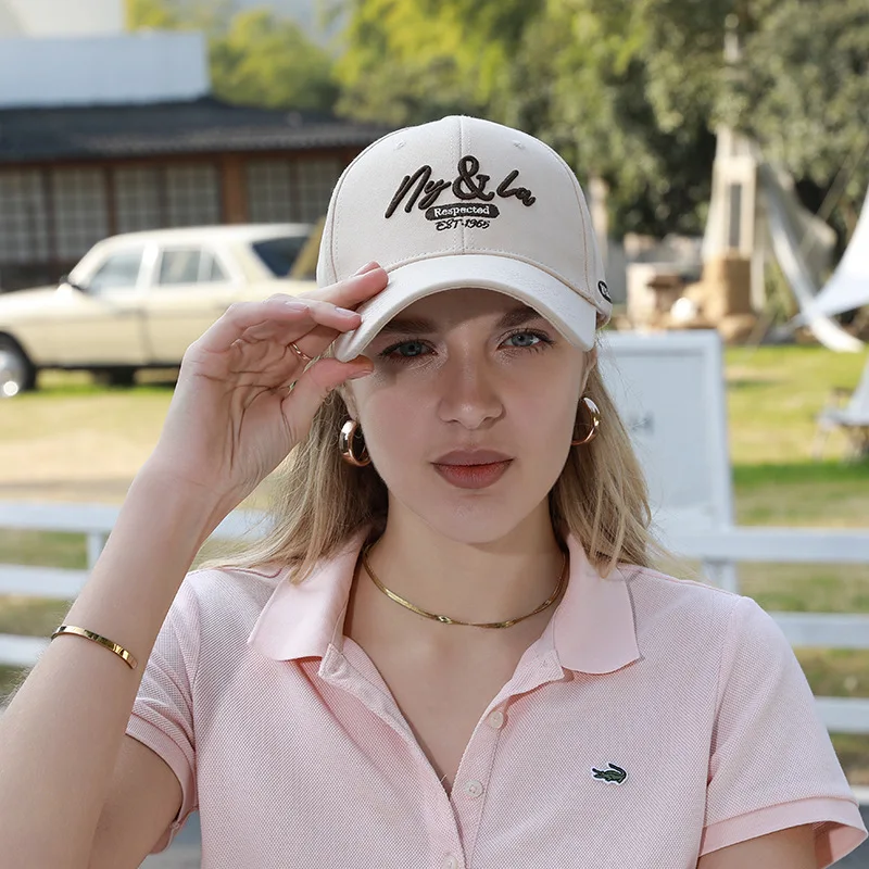 Six Panel Letter Baseball Cap Adjustable Unisex Travel Sun Protection Hat For Men Women Trendy European Style Boat Trip 2026 New