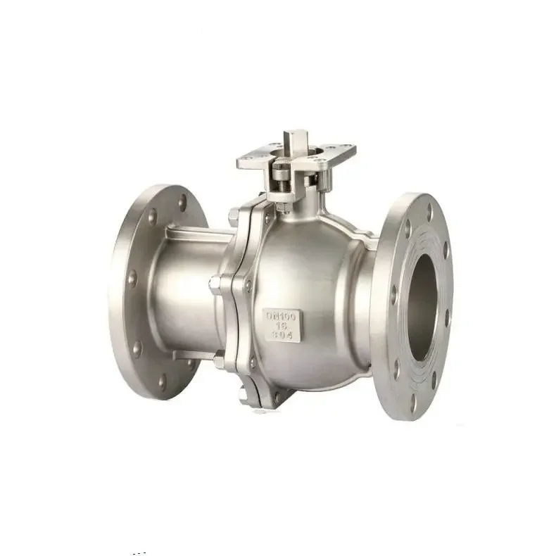 DN15-DN150 High Pressure Manul Stainless Steel Floating 316SS Flange Ball Valve