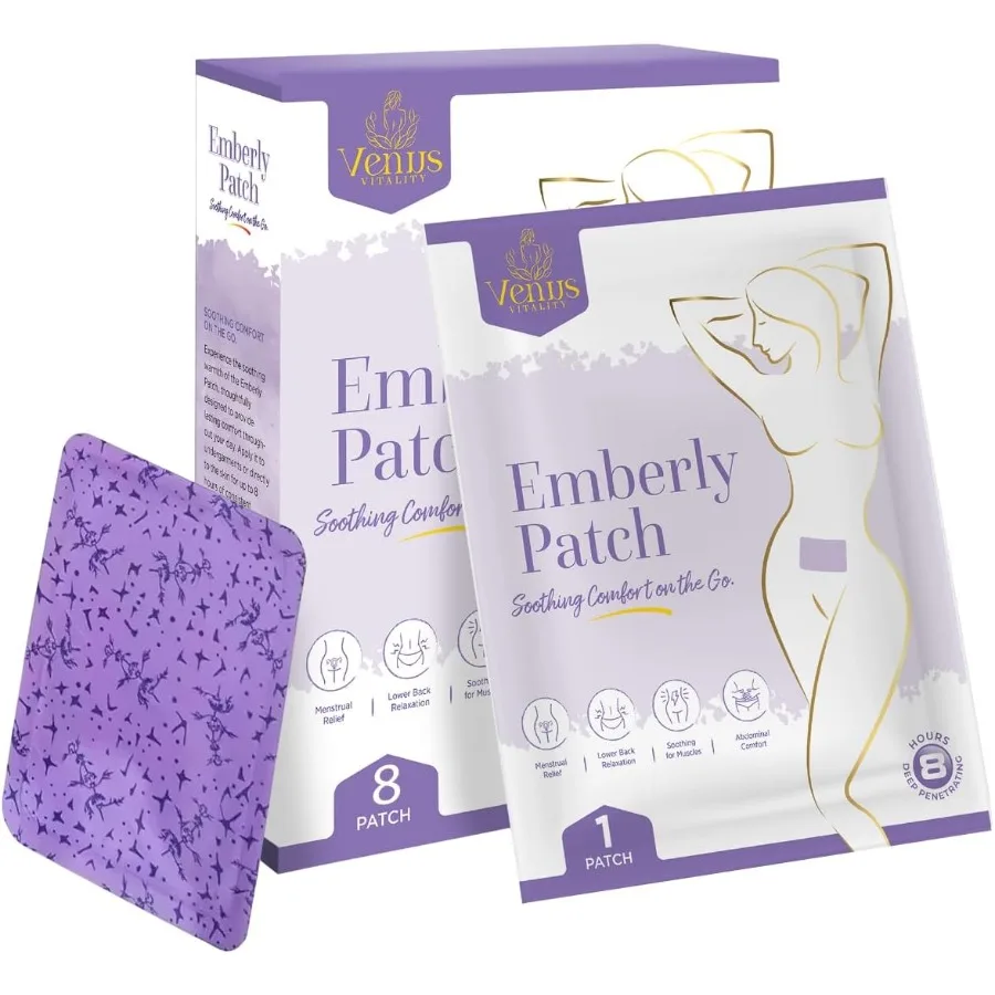 

Портативная грелка для облегчения боли OntheGo: клейкие самонагревающиеся пластыри, идеально подходящие для периода судорог, болей в спине и мышцах.