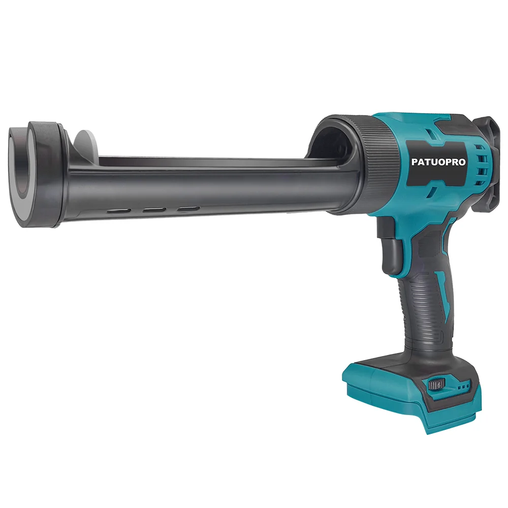 PATUOPRO Electric Caulking Gun Cordless Electric Glue Gun Glue Filling Sealing Power Tools for Makita 18V Battery(No Battery)