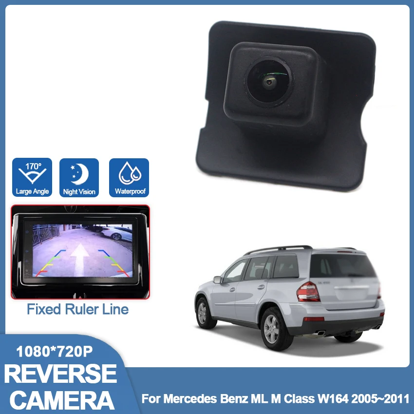 

Rear view Back up Camera For Mercedes Benz ML M Class W164 2005~2011 CCD Full HD Night Vision Reverse Parking Camera Waterproof