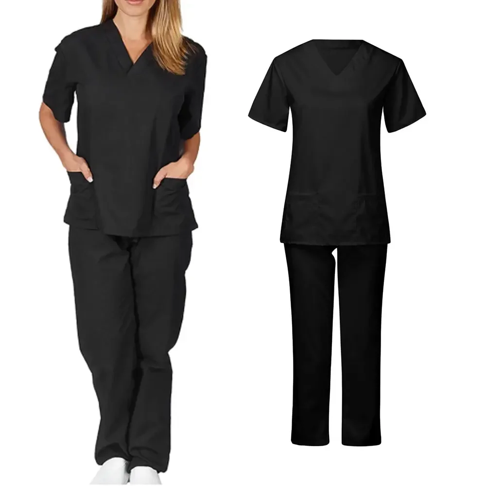 زي طبي مناسب للجسم للنساء ، مجموعات فرك ، إكسسوارات تمريض ، فساتين جراحة المستشفى ، عيادة أسنان ، ملابس عمل لصالونات التجميل
