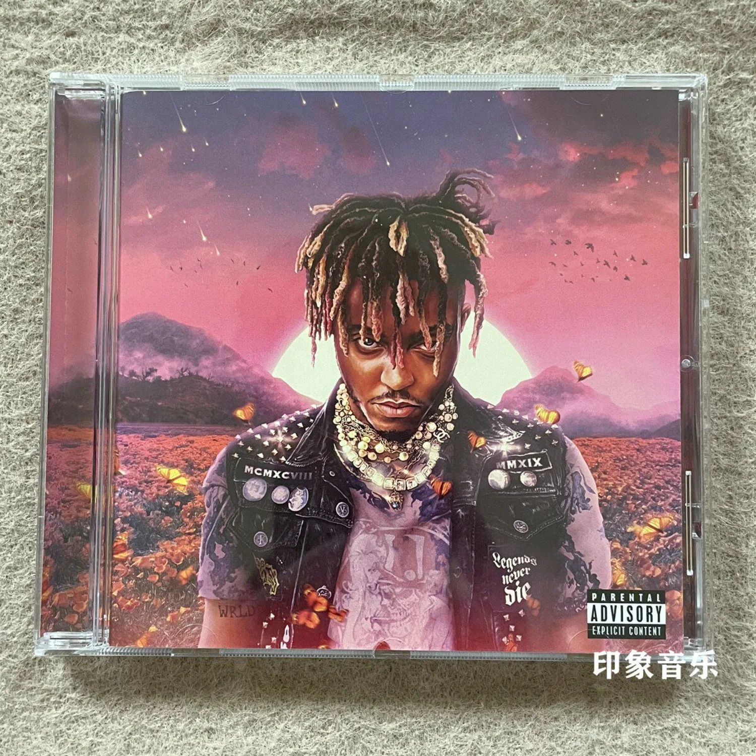 Rare Sealed Juice WRLD Emo Rap Melodic Hip Hop Trap Audio CD Clear Digital Sound Collectible for Fans Home Art Decor