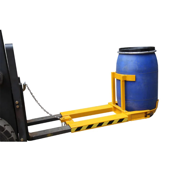 Best Quality Mechanical Structure Design Forklift Attachments Horizontal Drum Carrier Forklift Barrel Carrier Single