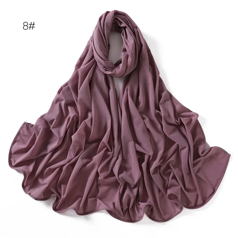 High Quality Muslim Cotton Modal Hijab Shawl Plain Thin Smooth Wrap Beach Summer Islamic Ramadan Snood Pashmina Scarves 170*70Cm