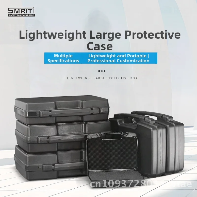 Portable Plastic Tool Storage Box Safety Protective Equipment Case Flip-top Instrument And Equipment Sample Display Safety Box