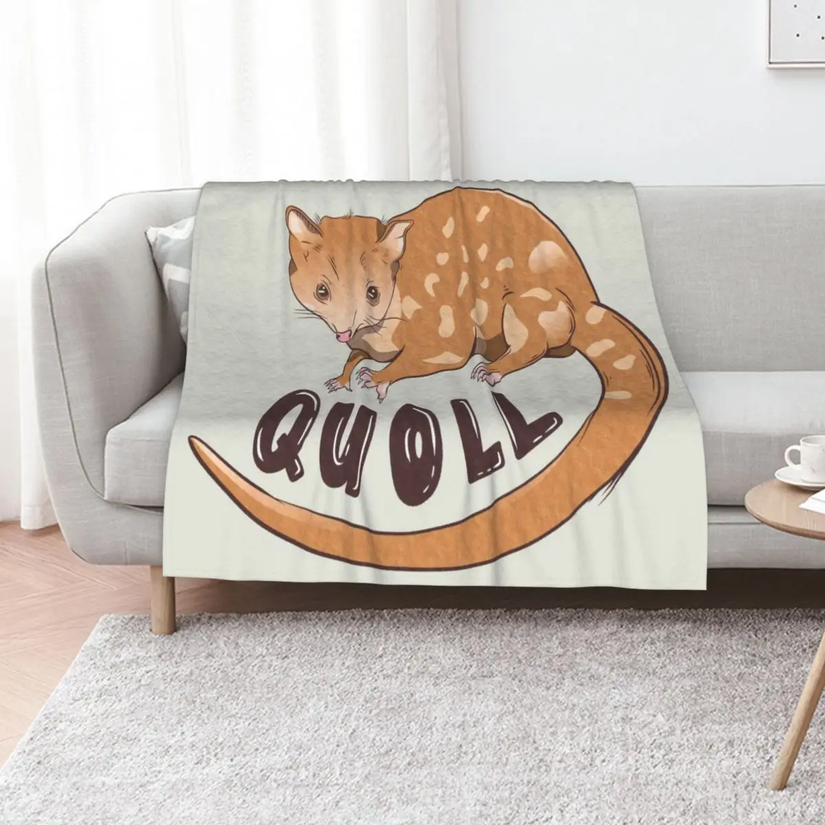 

Quoll Throw Blanket Summer warm winter Stuffeds cosplay anime Blankets
